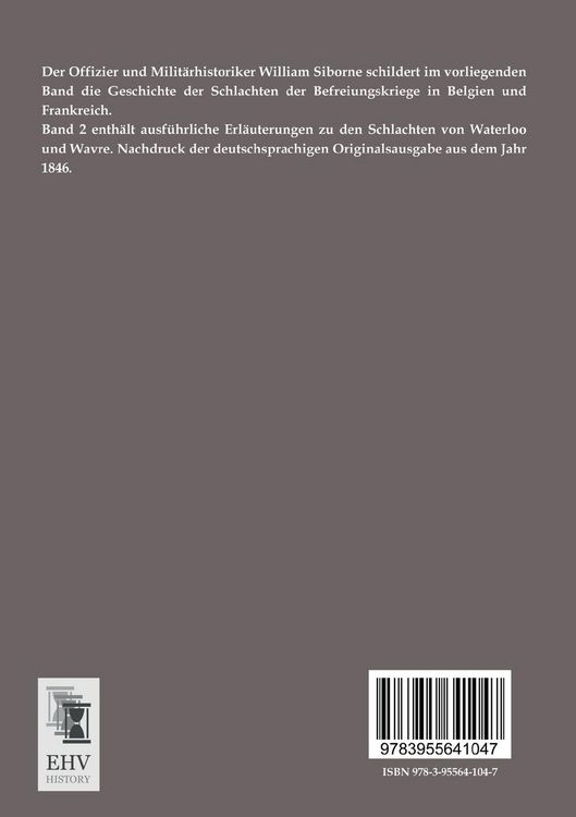 Produktbild: Geschichte des Krieges in Frankreich und Belgien im Jahre 1815