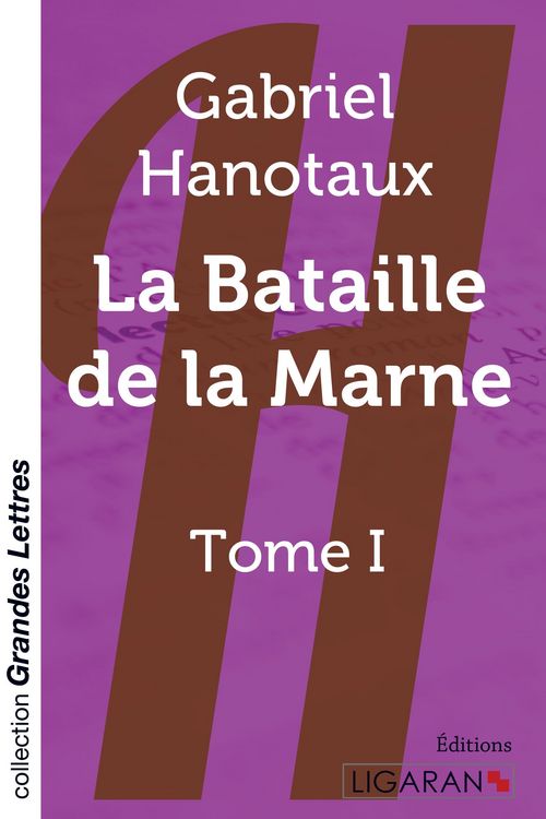 Produktbild: La bataille de la Marne - Tome 1 (grands caract&egrave;res)