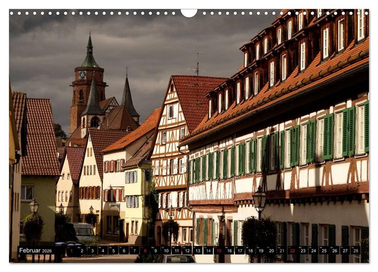 Produktbild: Baden-W&uuml;rttemberg (Wandkalender 2026 DIN A3 quer), CALVENDO Monatskalender