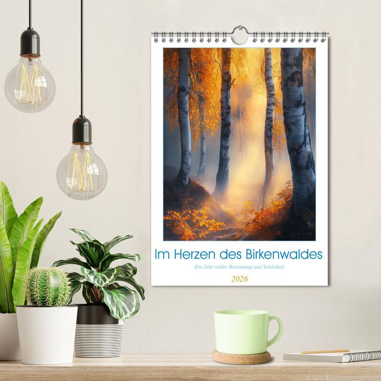 Produktbild: Im Herzen des Birkenwaldes (Wandkalender 2026 DIN A4 hoch), CALVENDO Monatskalender