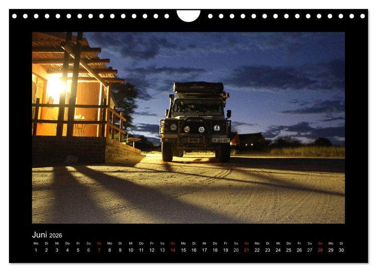 Produktbild: Land Rover Defender - Unterwegs in Afrika (Wandkalender 2026 DIN A4 quer), CALVENDO Monatskalender