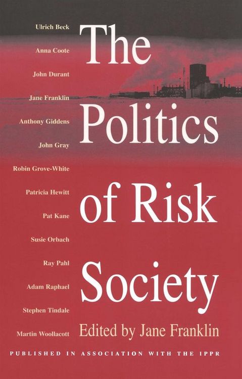 Produktbild: The Politics of Risk Society
