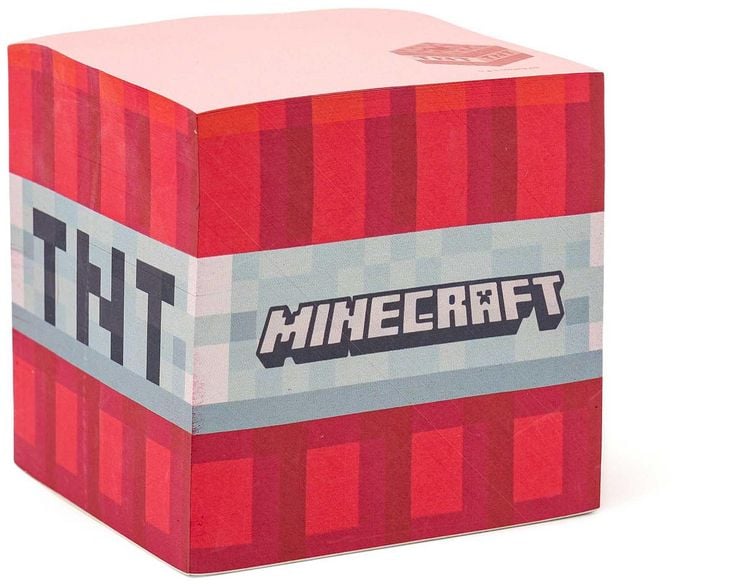 MINECRAFT TNT Block Storage Tote Storage Cube | 15-inch Box & Lid