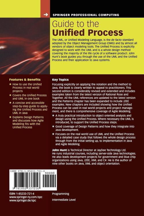 Produktbild: Guide to the Unified Process featuring UML, Java and Design Patterns