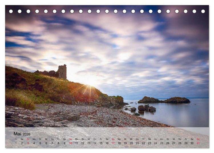 Produktbild: Scotland (Tischkalender 2026 DIN A5 quer), CALVENDO Monatskalender