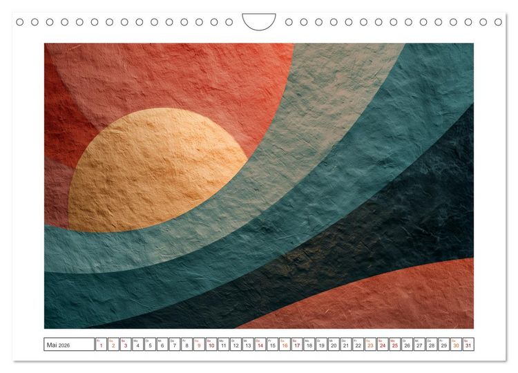 Produktbild: Zeitlose Formen (Wandkalender 2026 DIN A4 quer), CALVENDO Monatskalender