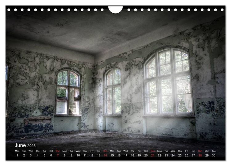 Produktbild: Lost Places HDR Beelitz II (Wall Calendar 2026 DIN A4 landscape), CALVENDO 12 Month Wall Calendar