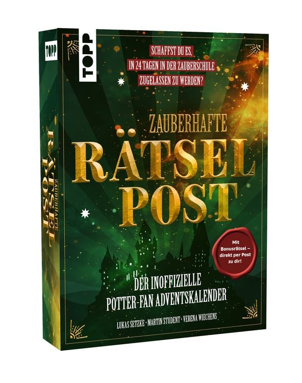 Produktbild: Zauberhafte R&auml;tselpost: Der inoffizielle Potter-Fan Adventskalender
