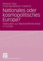 Produktbild: Nationales oder kosmopolitisches Europa?