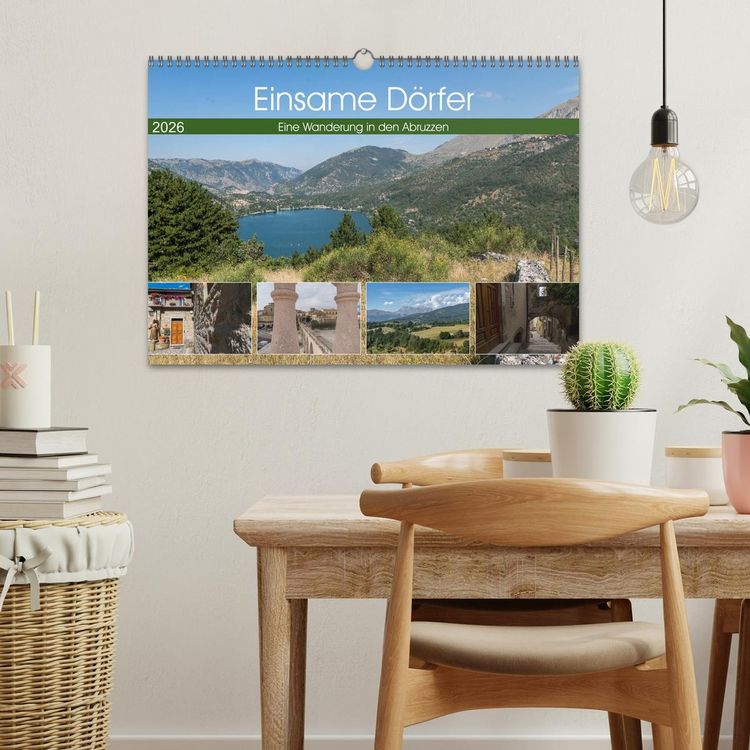 Produktbild: Einsame D&ouml;rfer - Eine Wanderung in den Abruzzen (Wandkalender 2026 DIN A3 quer), CALVENDO Monatskalender