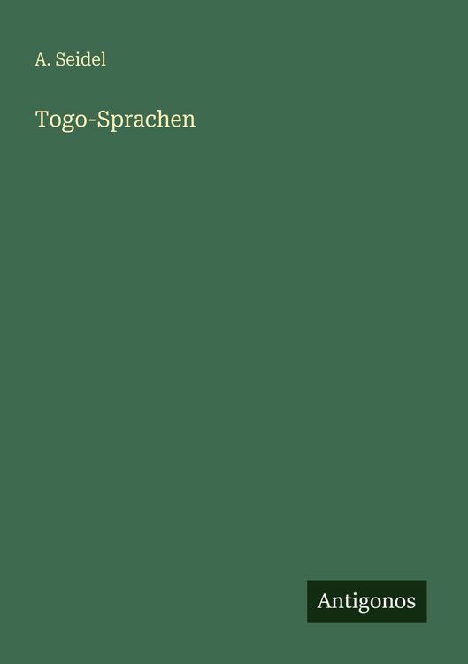 Produktbild: Togo-Sprachen