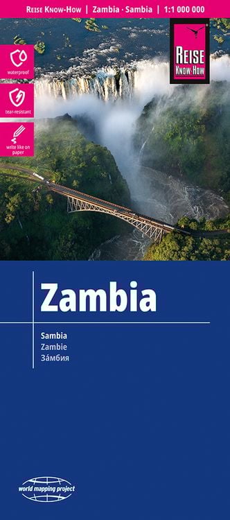 Produktbild: Reise Know-How Landkarte Sambia 1:1.000.000