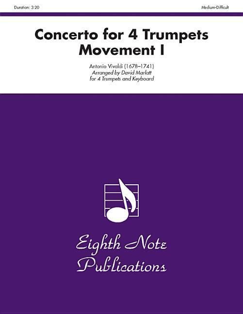 Produktbild: Vivaldi, A: Concerto for 4 Trumpets (Movement I)