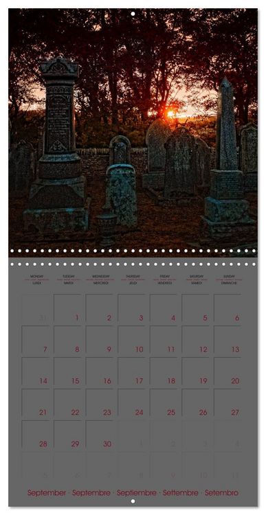 Produktbild: Gothic - Awaiting Darkness (Wall Calendar 2026 12 &times; 12 Inch) CALVENDO 12 Month Wall Calendar