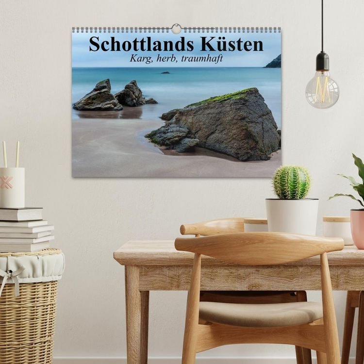Produktbild: Schottlands K&uuml;sten. Karg, herb, traumhaft (Wandkalender 2026 DIN A3 quer), CALVENDO Monatskalender