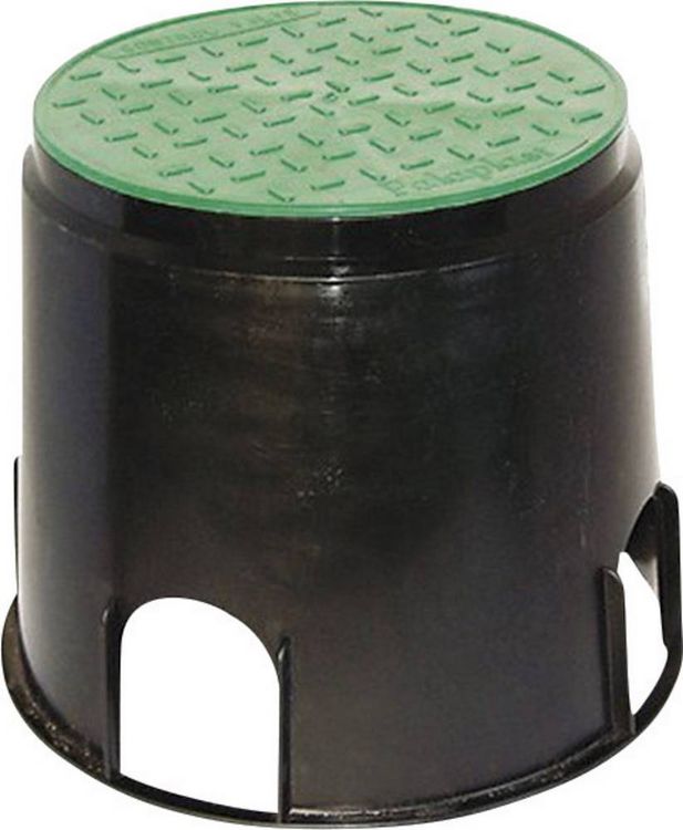 Produktbild: Heitronic 21035 Bodeneinbaudose Schwarz, Gr&uuml;n