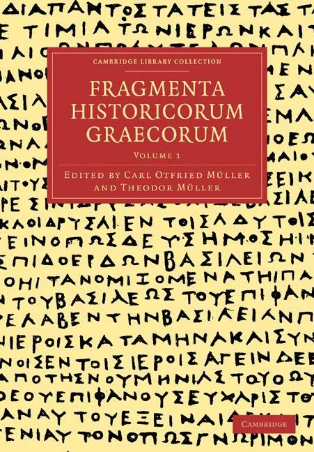 Produktbild: Fragmenta Historicorum Graecorum - Volume 1