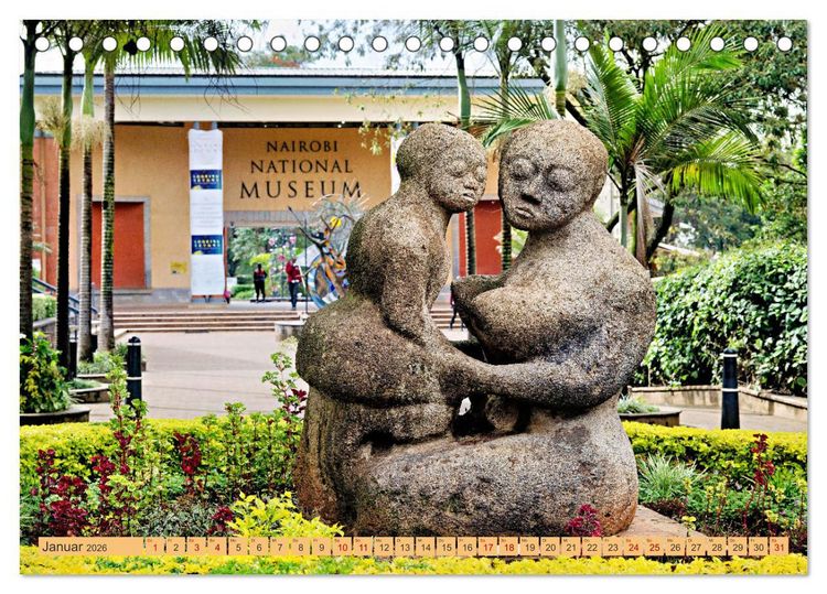 Produktbild: Magische Momente aus Kenia (Tischkalender 2026 DIN A5 quer), CALVENDO Monatskalender