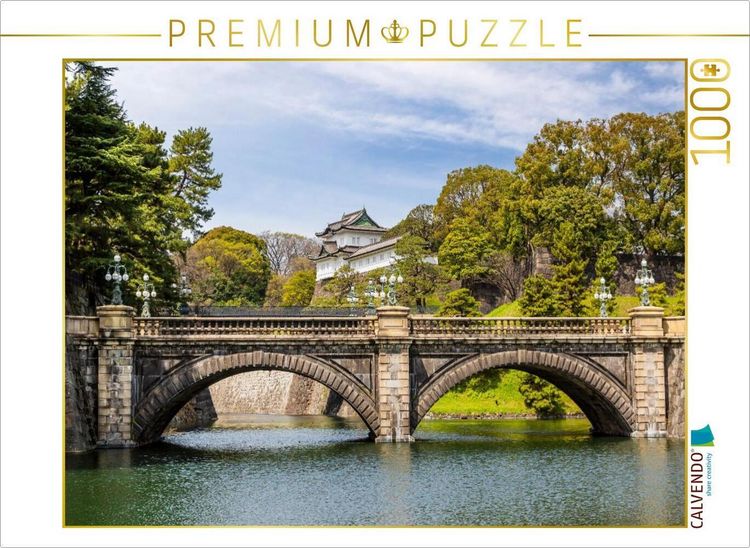 Produktbild: CALVENDO Puzzle Seimon Ishibashi und Nijubashi vor Wachturm des Kaiserpalastes | 1000 Teile Lege-Gr&ouml;&szlig;e 64x48cm Foto-Puzzle f&uuml;r gl&uuml;ckliche Stunden