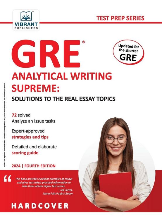 Produktbild: GRE Analytical Writing Supreme Solutions to the Real Essay Topics