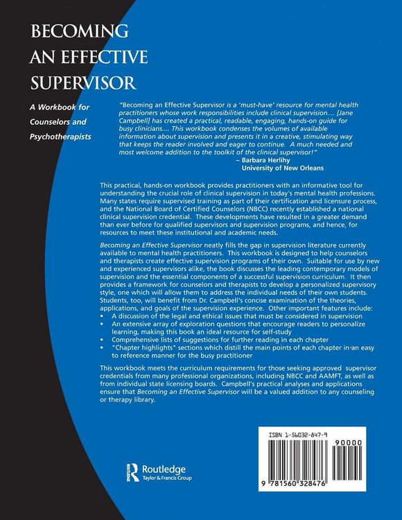 Produktbild: Becoming an Effective Supervisor