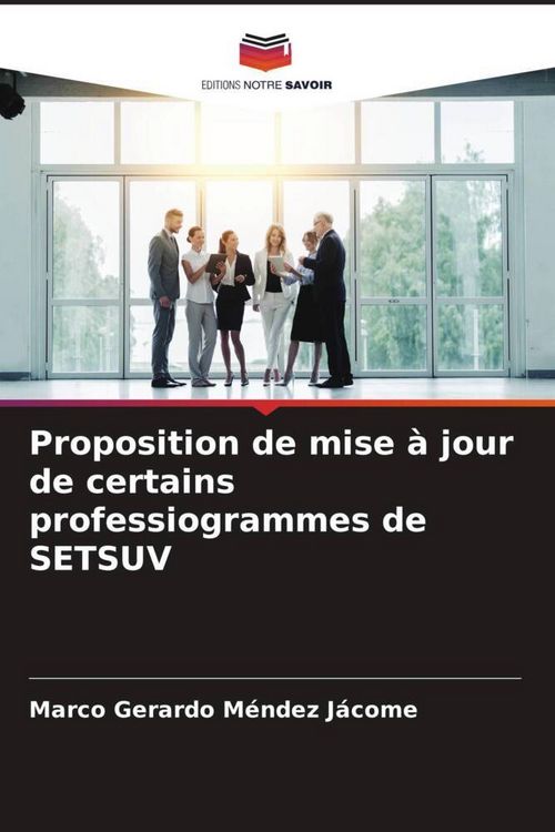 Produktbild: Proposition de mise &agrave; jour de certains professiogrammes de SETSUV