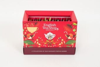 Produktbild: ETS - Tee Adventskalender "Christmas Countdown" rot, BIO, 25 Teebeutel