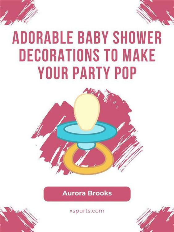 Produktbild: Adorable Baby Shower Decorations to Make Your Party Pop