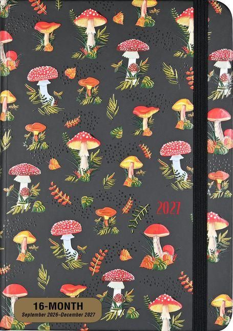 Produktbild: 2027 Mushrooms Weekly Planner (16 Months, Sept 2026 to Dec 2027)