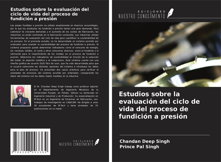 Produktbild: Estudios sobre la evaluaci&oacute;n del ciclo de vida del proceso de fundici&oacute;n a presi&oacute;n