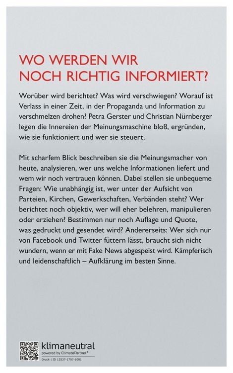 Produktbild: Die Meinungsmaschine
