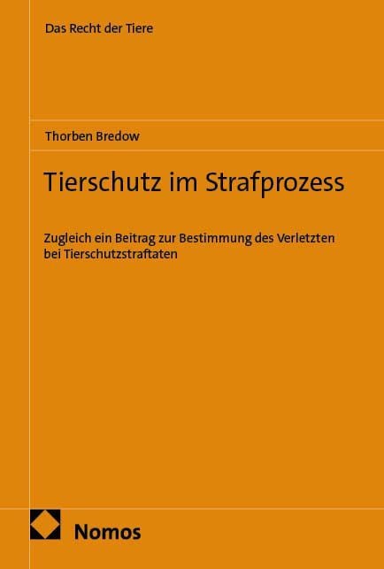 Produktbild: Tierschutz im Strafprozess