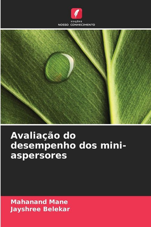 Produktbild: Avalia&ccedil;&atilde;o do desempenho dos mini-aspersores