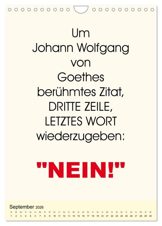Produktbild: Spr&uuml;che-Kalender. Lustiges f&uuml;r die Familie! (Wandkalender 2026 DIN A4 hoch), CALVENDO Monatskalender