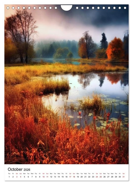 Produktbild: Rhythmic Nature (Wall Calendar 2026 DIN A4 portrait), CALVENDO 12 Month Wall Calendar