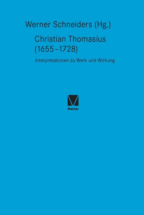 Produktbild: Christian Thomasius (1655-1728)
