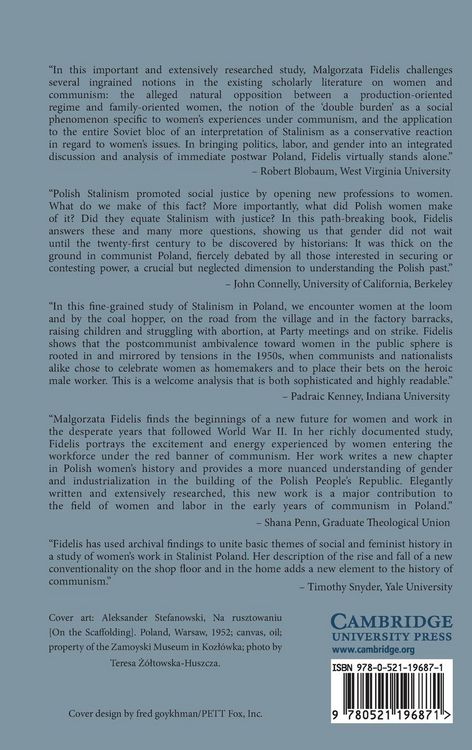Produktbild: Women, Communism, and Industrialization in Postwar Poland