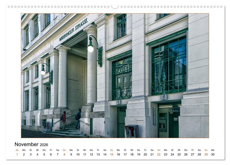 Produktbild: Otto Wagners Wien (Wandkalender 2026 DIN A2 quer), CALVENDO Monatskalender