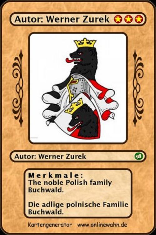 Produktbild: The noble Polish family Buchwald. Die adlige polnische Familie Buchwald.