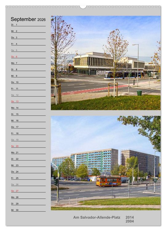Produktbild: Jena im Wandel (Wandkalender 2026 DIN A2 hoch), CALVENDO Monatskalender