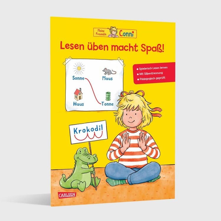 Produktbild: Conni Gelbe Reihe (Besch&auml;ftigungsbuch): Lesen &uuml;ben macht Spa&szlig;!