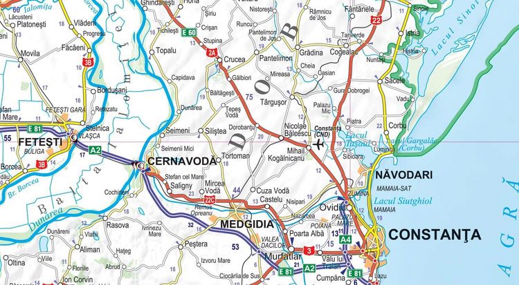 Produktbild: MoTourMaps Rumänien Auto- und Motorradkarte 1:800.000