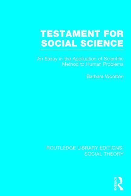 Produktbild: Testament For Social Science (