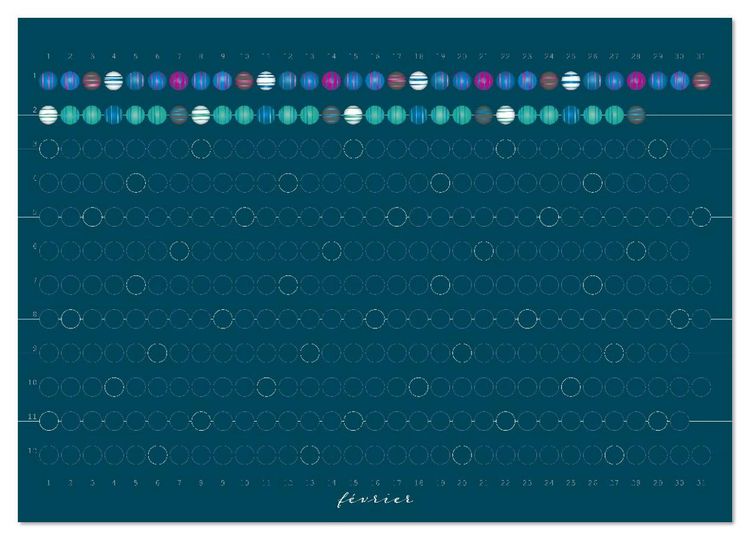 Produktbild: Une perle pour chaque jour (Calendrier mural 2026 DIN A3 vertical), CALVENDO calendrier mensuel