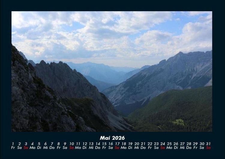 Produktbild: Berge 2026 Fotokalender DIN A4