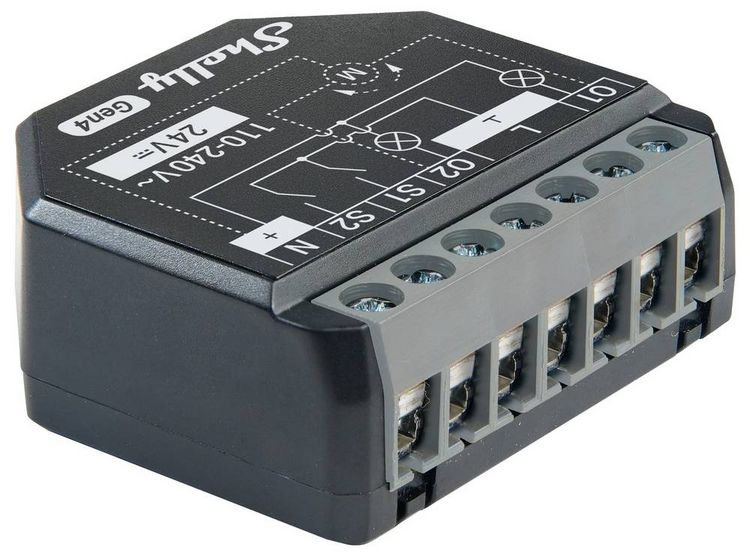 Produktbild: Shelly 2PM Gen4 Steuerger&auml;t Bluetooth, Wi-Fi, ZigBee