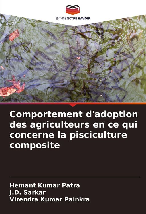 Produktbild: Comportement d'adoption des agriculteurs en ce qui concerne la pisciculture composite