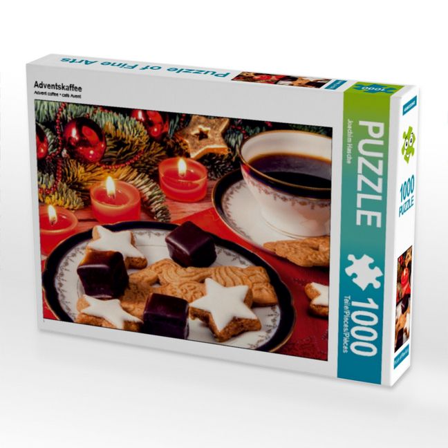 Produktbild: CALVENDO Puzzle Adventskaffee | 1000 Teile Lege-Gr&ouml;&szlig;e 64x48cm Foto-Puzzle f&uuml;r gl&uuml;ckliche Stunden
