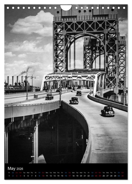 Produktbild: Historic New York 1936 (Wall Calendar 2026 DIN A4 portrait), CALVENDO 12 Month Wall Calendar