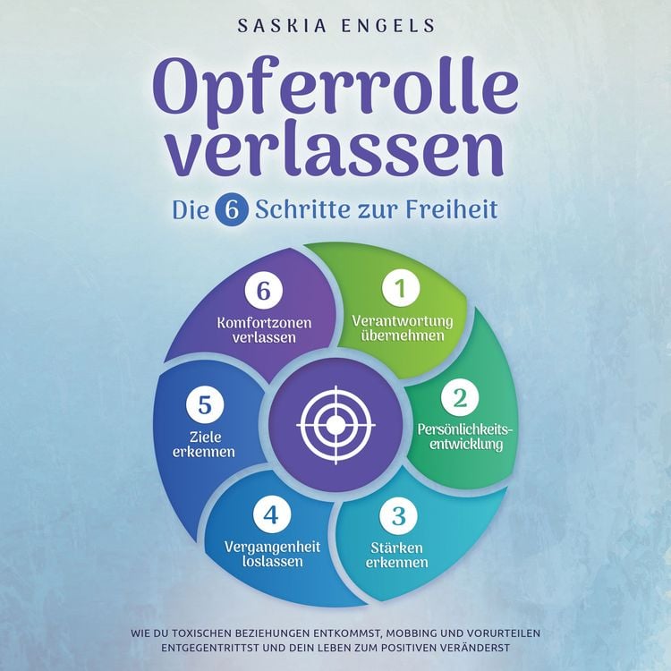 Produktbild: Opferrolle verlassen &ndash; Die 6 Schritte zur Freiheit: Wie du toxischen Beziehungen entkommst, Mobbing und Vorurteilen entgegentrittst und dein Leben zum Positiven ver&auml;nderst